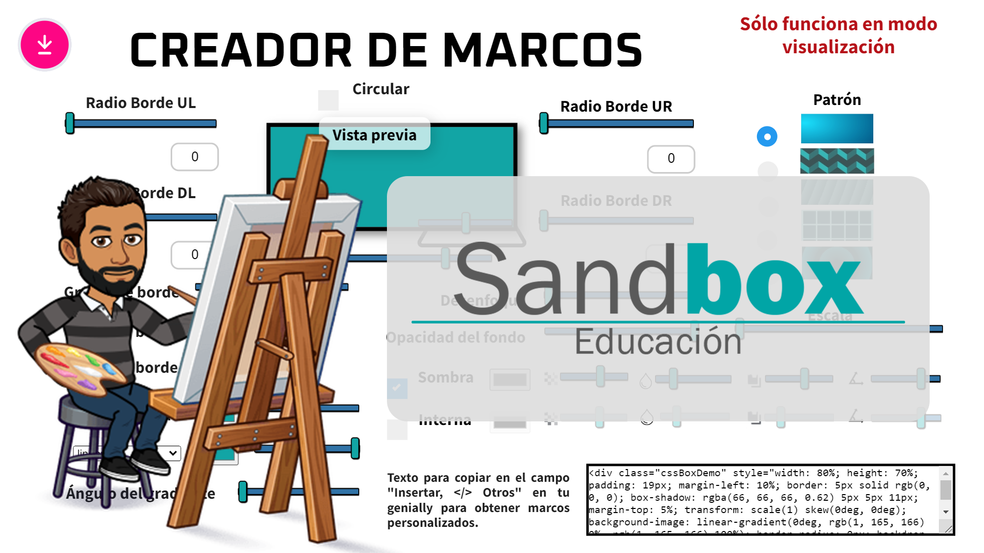 Generador - Sandbox Educación